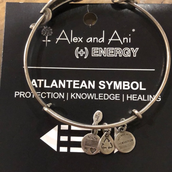 Alex and Ani Atlantean Symbol Wrap bracelet - Picture 2 of 4